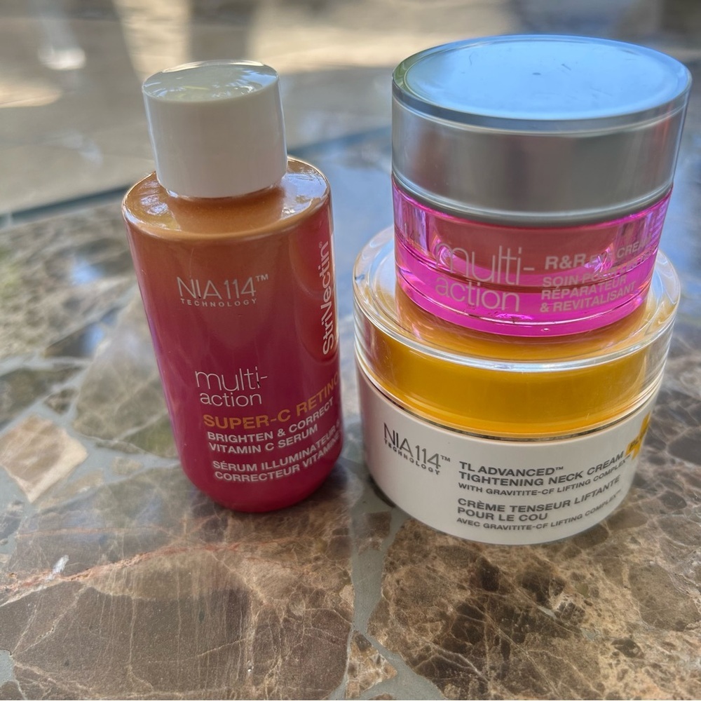 NiA114 Super C Serum Neck Cream & Eye Cream New Tightening TL
